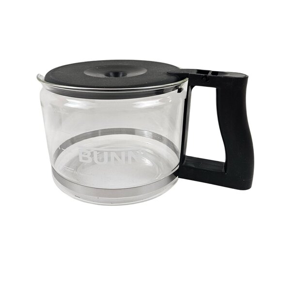 Bunn Coffee Pot Maker Replacement Carafe 10 Cup Black Handle And Filter Basket - Picture 7 of 11